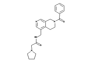 N-[(7-benzoyl-6,8-dihydro-5H-2,7-naphthyridin-4-yl)methyl]-2-pyrrolidino-acetamide