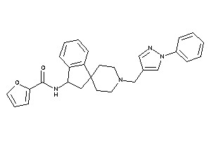 N-[1'-[(1-phenylpyrazol-4-yl)methyl]spiro[indane-3,4'-piperidine]-1-yl]-2-furamide