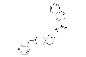 N-[[8-(3-pyridylmethyl)-4-oxa-8-azaspiro[4.5]decan-3-yl]methyl]quinoxaline-6-carboxamide