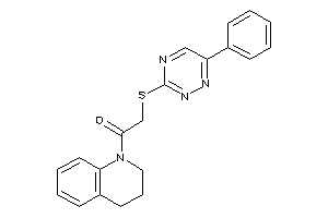 1-(3,4-dihydro-2H-quinolin-1-yl)-2-[(6-phenyl-1,2,4-triazin-3-yl)thio]ethanone