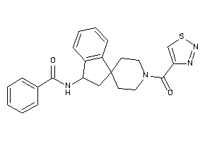 N-[1'-(thiadiazole-4-carbonyl)spiro[indane-3,4'-piperidine]-1-yl]benzamide