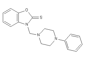 3-[(4-phenylpiperazino)methyl]-1,3-benzoxazole-2-thione