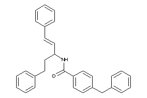 Image of 4-benzyl-N-(1-phenethyl-3-phenyl-allyl)benzamide