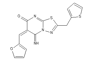 6-(2-furfurylidene)-5-imino-2-(2-thenyl)-[1,3,4]thiadiazolo[3,2-a]pyrimidin-7-one