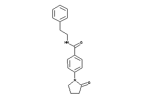 4-(2-ketopyrrolidino)-N-phenethyl-benzamide