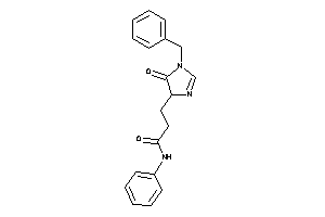 3-(1-benzyl-5-keto-2-imidazolin-4-yl)-N-phenyl-propionamide