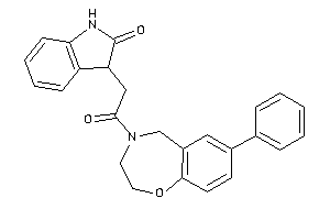 3-[2-keto-2-(7-phenyl-3,5-dihydro-2H-1,4-benzoxazepin-4-yl)ethyl]oxindole