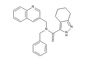 N-benzyl-N-(3-quinolylmethyl)-4,5,6,7-tetrahydro-2H-indazole-3-carboxamide