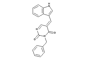 3-benzyl-5-(1H-indol-3-ylmethylene)pyrimidine-2,4-quinone
