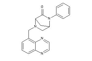 Image of 5-phenyl-2-(quinoxalin-5-ylmethyl)-2,5-diazabicyclo[2.2.1]heptan-6-one