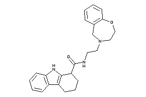 N-[2-(3,5-dihydro-2H-1,4-benzoxazepin-4-yl)ethyl]-2,3,4,9-tetrahydro-1H-carbazole-1-carboxamide
