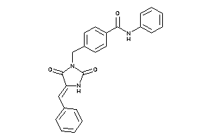 4-[(4-benzal-2,5-diketo-imidazolidin-1-yl)methyl]-N-phenyl-benzamide