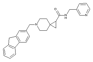 6-(9H-fluoren-2-ylmethyl)-N-(3-pyridylmethyl)-6-azaspiro[2.5]octane-2-carboxamide