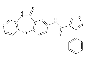 Image of N-(6-keto-5H-benzo[b][1,5]benzoxazepin-8-yl)-3-phenyl-isoxazole-4-carboxamide