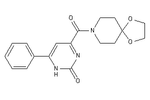 4-(1,4-dioxa-8-azaspiro[4.5]decane-8-carbonyl)-6-phenyl-1H-pyrimidin-2-one