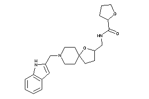 N-[[8-(1H-indol-2-ylmethyl)-4-oxa-8-azaspiro[4.5]decan-3-yl]methyl]tetrahydrofuran-2-carboxamide