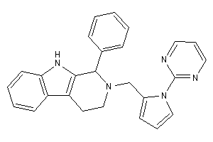 1-phenyl-2-[[1-(2-pyrimidyl)pyrrol-2-yl]methyl]-1,3,4,9-tetrahydro-$b-carboline