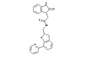 2-(2-ketoindolin-3-yl)-N-[[7-(2-pyridyl)coumaran-2-yl]methyl]acetamide