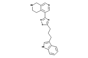 5-[3-(1H-indol-3-yl)propyl]-3-(5,6,7,8-tetrahydro-2,7-naphthyridin-4-yl)-1,2,4-oxadiazole