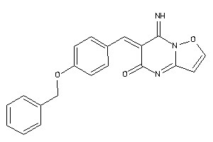 Image of 6-(4-benzoxybenzylidene)-7-imino-isoxazolo[2,3-a]pyrimidin-5-one