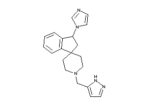 3-imidazol-1-yl-1'-(1H-pyrazol-5-ylmethyl)spiro[indane-1,4'-piperidine]
