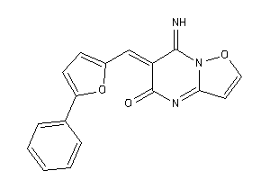 Image of 7-imino-6-[(5-phenyl-2-furyl)methylene]isoxazolo[2,3-a]pyrimidin-5-one