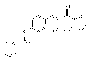 Image of Benzoic Acid [4-[(7-imino-5-keto-isoxazolo[2,3-a]pyrimidin-6-ylidene)methyl]phenyl] Ester