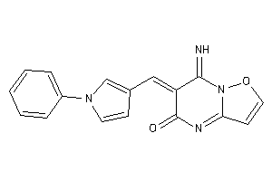 Image of 7-imino-6-[(1-phenylpyrrol-3-yl)methylene]isoxazolo[2,3-a]pyrimidin-5-one
