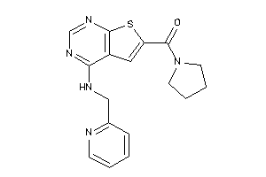 [4-(2-pyridylmethylamino)thieno[2,3-d]pyrimidin-6-yl]-pyrrolidino-methanone