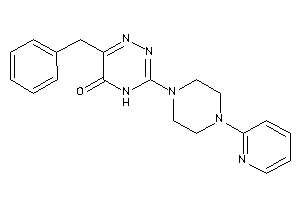 6-benzyl-3-[4-(2-pyridyl)piperazino]-4H-1,2,4-triazin-5-one