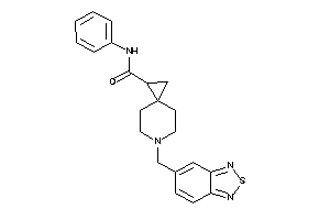 N-phenyl-6-(piazthiol-5-ylmethyl)-6-azaspiro[2.5]octane-2-carboxamide