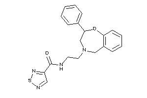 N-[2-(2-phenyl-3,5-dihydro-2H-1,4-benzoxazepin-4-yl)ethyl]-1,2,5-thiadiazole-3-carboxamide