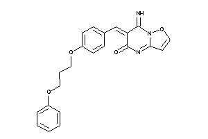 7-imino-6-[4-(3-phenoxypropoxy)benzylidene]isoxazolo[2,3-a]pyrimidin-5-one