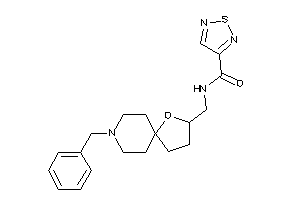 N-[(8-benzyl-4-oxa-8-azaspiro[4.5]decan-3-yl)methyl]-1,2,5-thiadiazole-3-carboxamide
