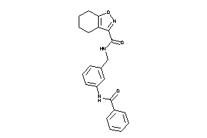 Image of N-(3-benzamidobenzyl)-4,5,6,7-tetrahydroindoxazene-3-carboxamide