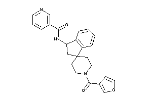 N-[1'-(3-furoyl)spiro[indane-3,4'-piperidine]-1-yl]nicotinamide