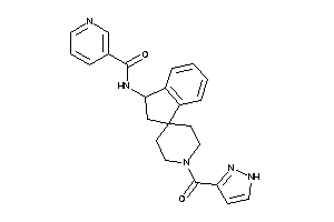 N-[1'-(1H-pyrazole-3-carbonyl)spiro[indane-3,4'-piperidine]-1-yl]nicotinamide