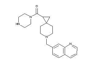 Piperazino-[6-(7-quinolylmethyl)-6-azaspiro[2.5]octan-2-yl]methanone