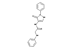 2-anilino-N-(5-keto-1-phenyl-3-pyrazolin-4-yl)acetamide