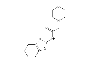 2-morpholino-N-(4,5,6,7-tetrahydrobenzothiophen-2-yl)acetamide