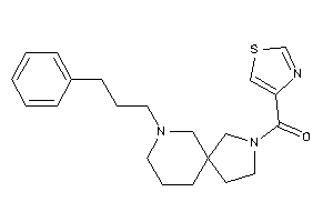 Image of [7-(3-phenylpropyl)-3,7-diazaspiro[4.5]decan-3-yl]-thiazol-4-yl-methanone