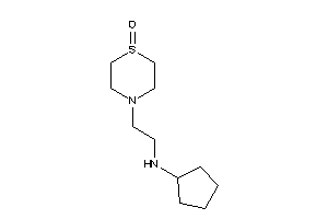 Image of Cyclopentyl-[2-(1-keto-1,4-thiazinan-4-yl)ethyl]amine