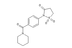 Image of 1,1-diketo-2-[4-(piperidine-1-carbonyl)phenyl]-1,2-thiazolidin-3-one