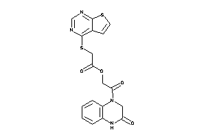 2-(thieno[2,3-d]pyrimidin-4-ylthio)acetic Acid [2-keto-2-(3-keto-2,4-dihydroquinoxalin-1-yl)ethyl] Ester