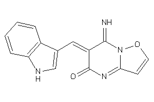 Image of 7-imino-6-(1H-indol-3-ylmethylene)isoxazolo[2,3-a]pyrimidin-5-one