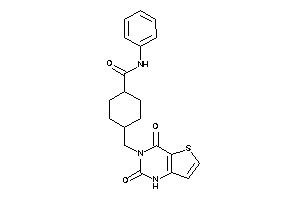 4-[(2,4-diketo-1H-thieno[3,2-d]pyrimidin-3-yl)methyl]-N-phenyl-cyclohexanecarboxamide