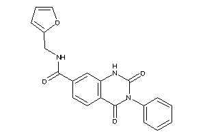 N-(2-furfuryl)-2,4-diketo-3-phenyl-1H-quinazoline-7-carboxamide