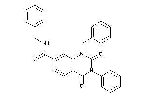 N,1-dibenzyl-2,4-diketo-3-phenyl-quinazoline-7-carboxamide