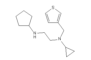 2-(cyclopentylamino)ethyl-cyclopropyl-(3-thenyl)amine