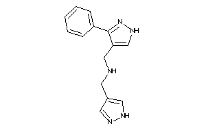 (3-phenyl-1H-pyrazol-4-yl)methyl-(1H-pyrazol-4-ylmethyl)amine